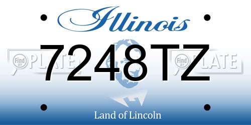 7248TZ Illinois License Plate
