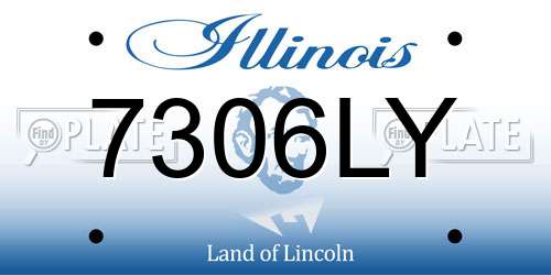 7306LY Illinois License Plate