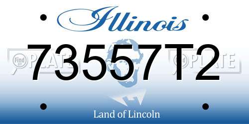 73557T2 Illinois License Plate