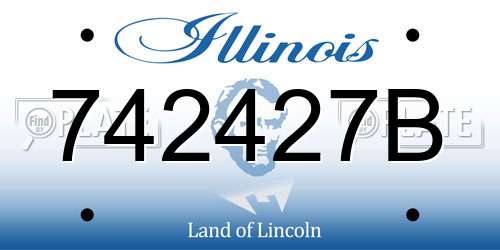 742427B Illinois License Plate