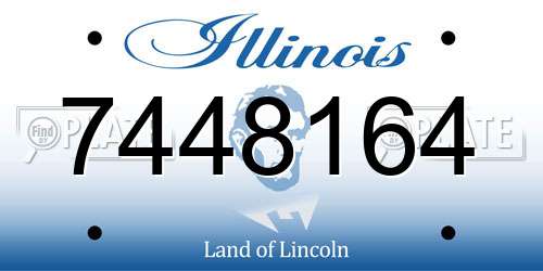 7448164 Illinois License Plate
