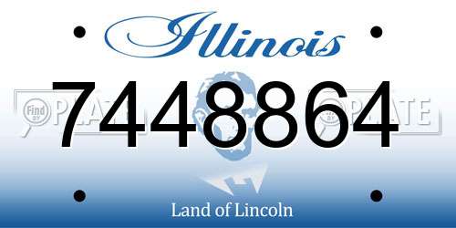 7448864 Illinois License Plate