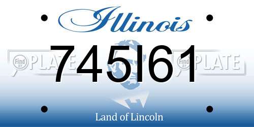 745I61 Illinois License Plate