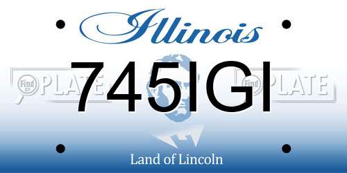 745IGI Illinois License Plate