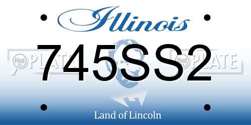 745SS2 Illinois License Plate