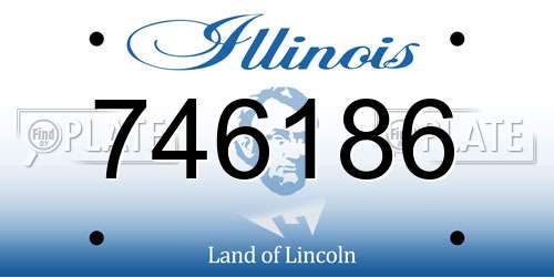 746186 Illinois License Plate