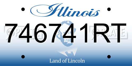 746741RT Illinois License Plate