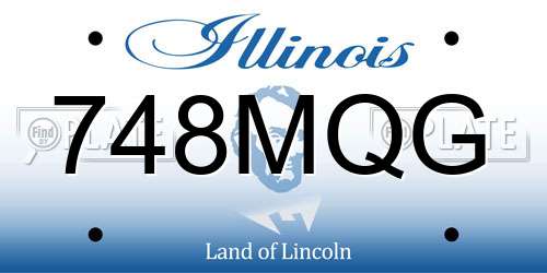748MQG Illinois License Plate