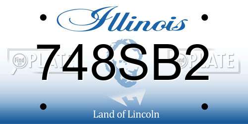 748SB2 Illinois License Plate