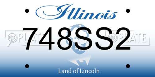 748SS2 Illinois License Plate