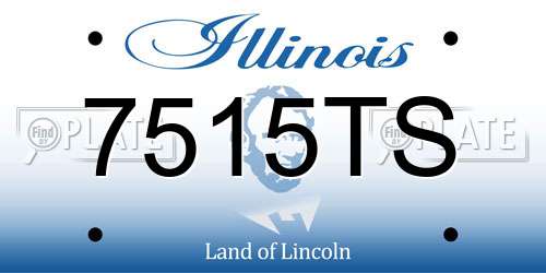 7515TS Illinois License Plate