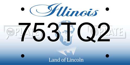 753TQ2 Illinois License Plate
