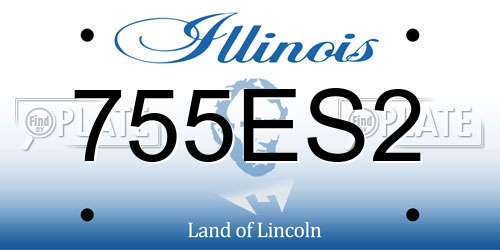 755ES2 Illinois License Plate