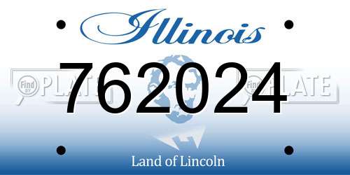 762024 Illinois License Plate