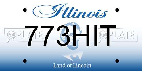 773HIT Illinois License Plate