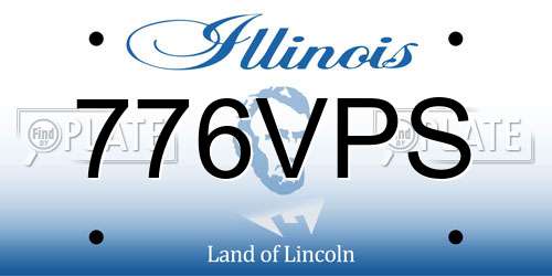 776VPS Illinois License Plate