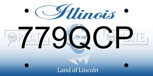 779QCP Illinois License Plate