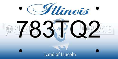 783TQ2 Illinois License Plate