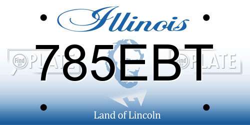 785EBT Illinois License Plate
