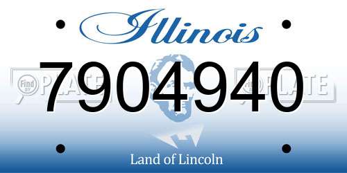 7904940 Illinois License Plate