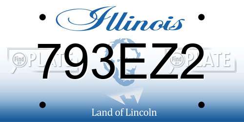793EZ2 Illinois License Plate