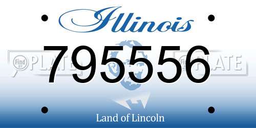 795556 Illinois License Plate
