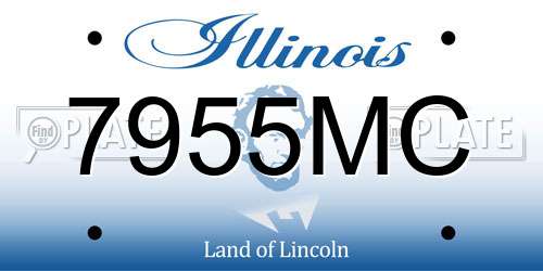 7955MC Illinois License Plate