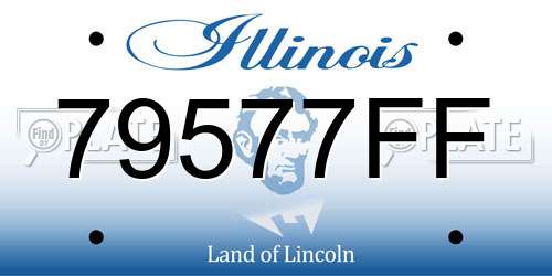 79577FF Illinois License Plate