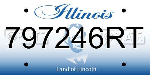 797246RT Illinois License Plate