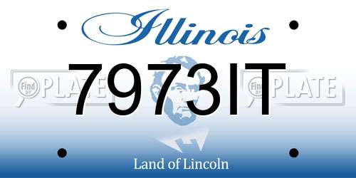 7973IT Illinois License Plate