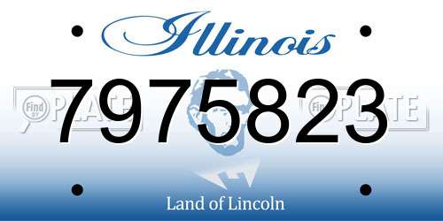 7975823 Illinois License Plate