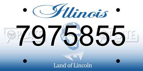 7975855 Illinois License Plate