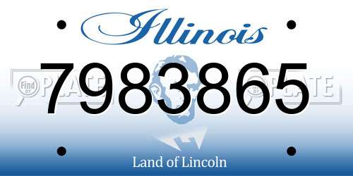 7983865 Illinois License Plate