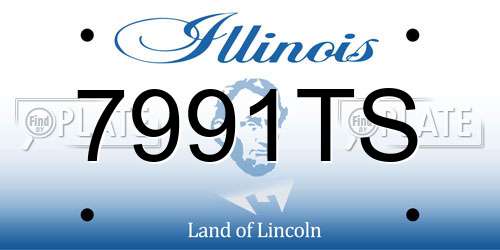 7991TS Illinois License Plate