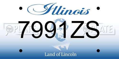 7991ZS Illinois License Plate