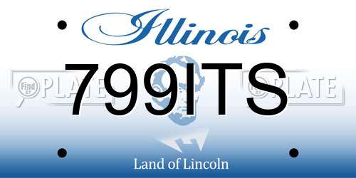 799ITS Illinois License Plate