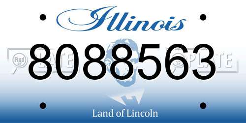 8088563 Illinois License Plate
