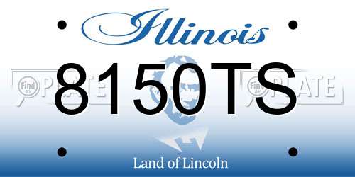 8150TS Illinois License Plate