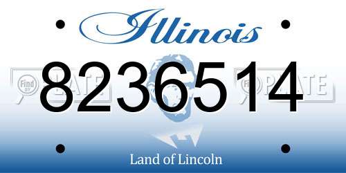 8236514 Illinois License Plate