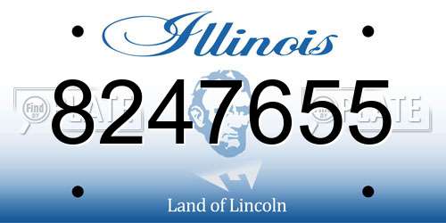 8247655 Illinois License Plate