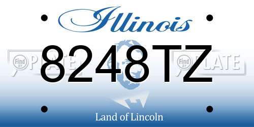 8248TZ Illinois License Plate
