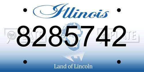 8285742 Illinois License Plate