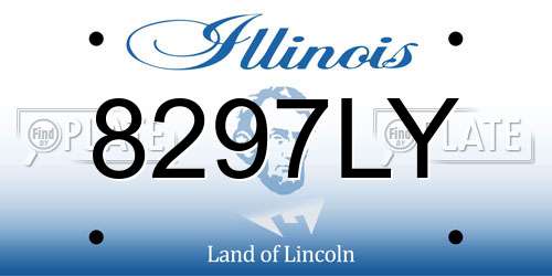 8297LY Illinois License Plate