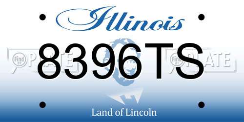 8396TS Illinois License Plate