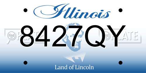 8427QY Illinois License Plate