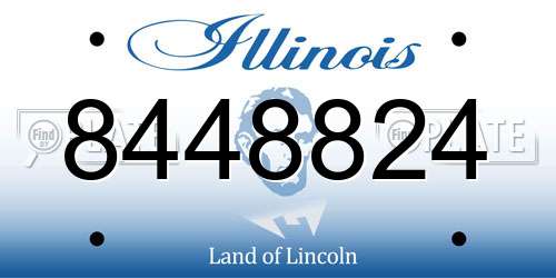 8448824 Illinois License Plate