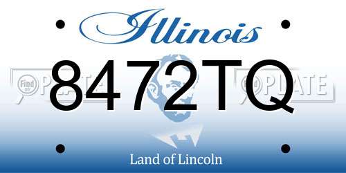 8472TQ Illinois License Plate