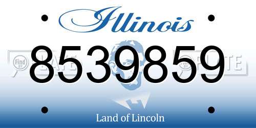 8539859 Illinois License Plate