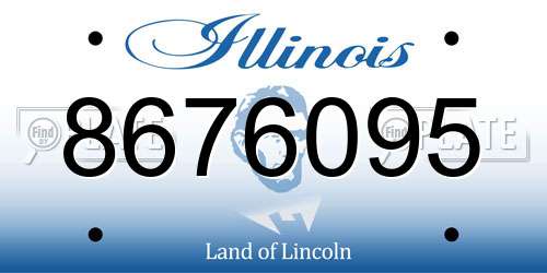 8676095 Illinois License Plate
