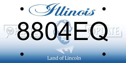 8804EQ Illinois License Plate